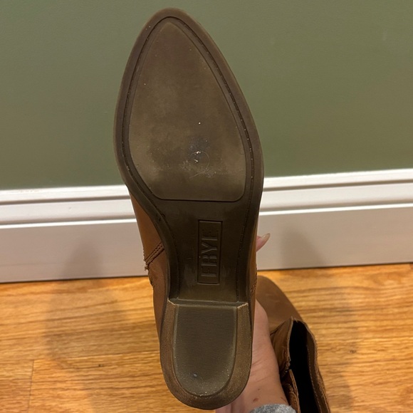 Frye - Women’s Brown Leather Ankle Zip Boots Sz 6.5 - Picture 5 of 6